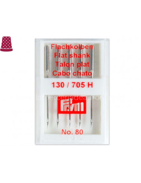 Agujas máquina coser talón plano universal (5 unidades) de Prym - varias medidas