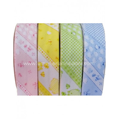 Bies fantasía 30mm piqué Pollitos - varios colores