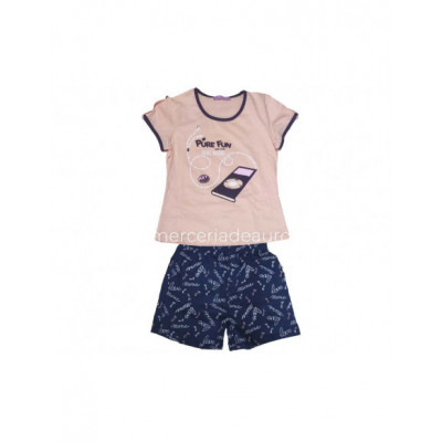 Pijama corto juvenil Pure fun de Bluedreams
