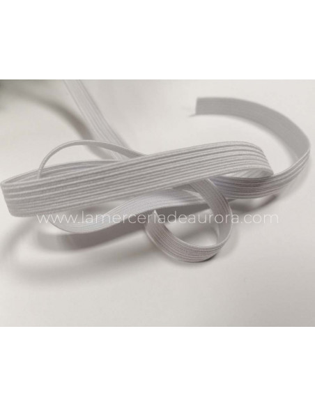 Trenza goma elástica (rollo 100 metros) - varios colores