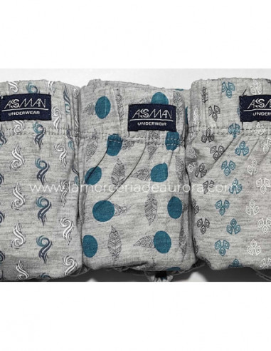 Slip cerrado fondo oscuro (pack 3 uds) 2411 de Asman - DISEÑOS VERDES