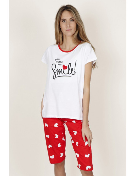 Pijama mujer pirata You make my smile de Admas