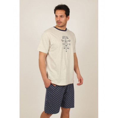 Pijama corto hombre Elegant Sailor de Admas 2