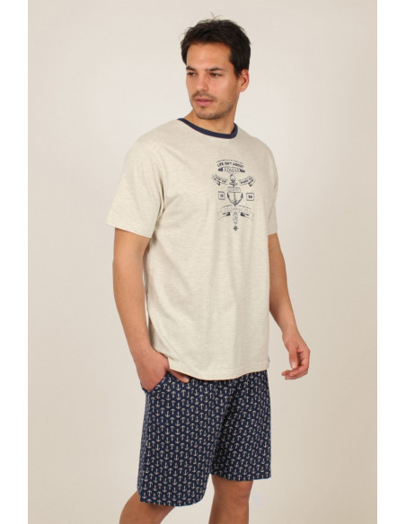 Pijama corto hombre Elegant Sailor de Admas
