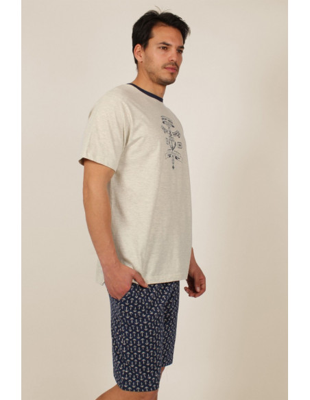 Pijama corto hombre Elegant Sailor de Admas