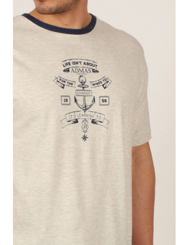 Pijama corto hombre Elegant Sailor de Admas