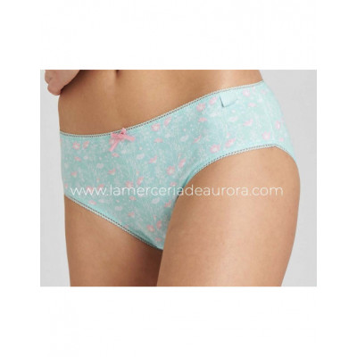 Braga midi algodón Flores y rayas (2 uds) de Kehat 2