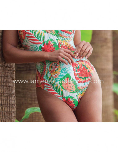 Bañador mujer reductor Cíes copa B de Deidad