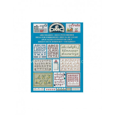 Mini libro punto de cruz DMC - Abecedarios