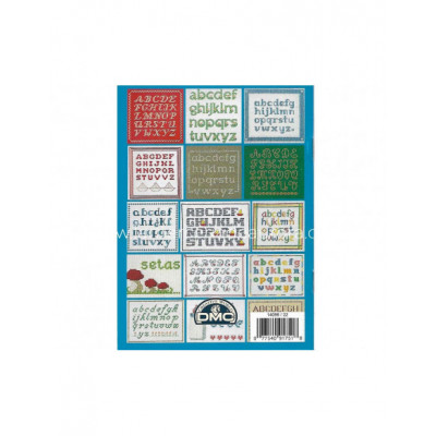 Mini libro punto de cruz DMC - Abecedarios 2
