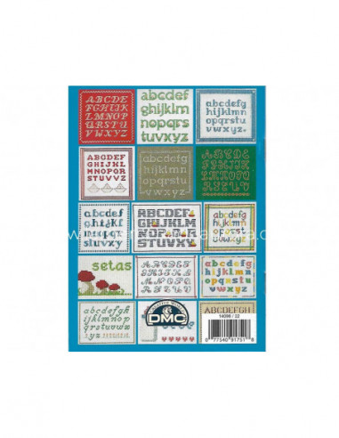 Mini libro punto de cruz DMC - Abecedarios