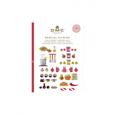 Mini libro punto de cruz DMC - Especial Cocina