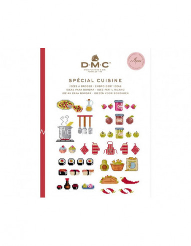Mini libro punto de cruz DMC - Especial Cocina
