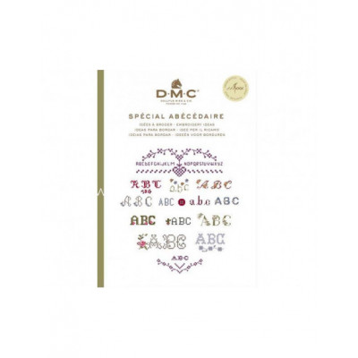 Mini libro punto de cruz DMC - Especial Abecedarios