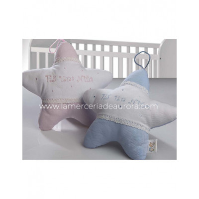 Cojín estrella bebé de Gamberritos - varios colores