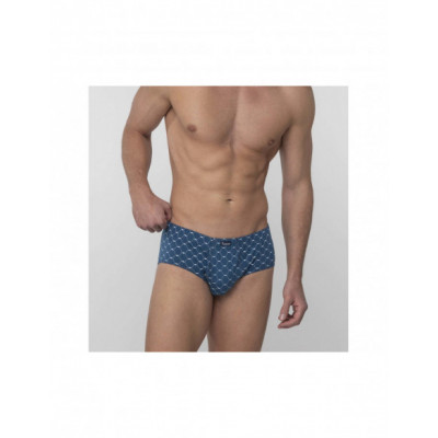 Slip abierto algodón estampado (3 uds) 0090 de Abanderado...