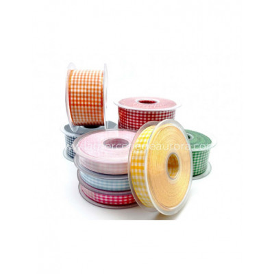 Cinta vichy 15mm - varios colores