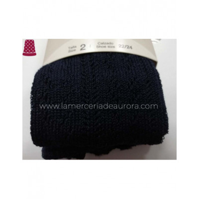 Leotardo infantil calado perlé elástico 6389 de... 2