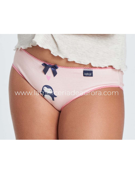 Braguitas algodón niña More hugs (pack 3 uds) de Kehat