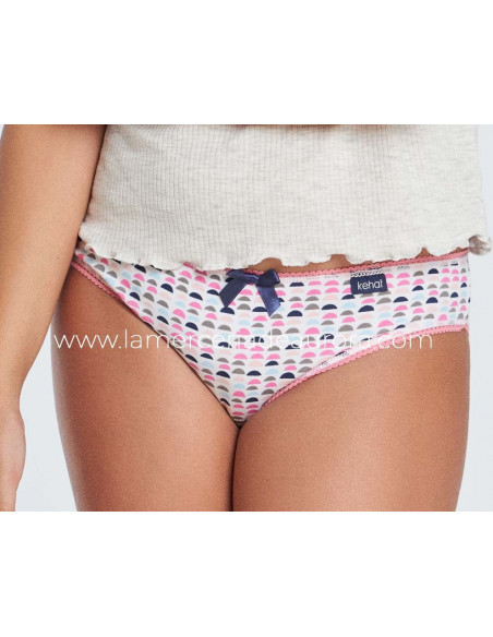 Braguitas algodón niña More hugs (pack 3 uds) de Kehat