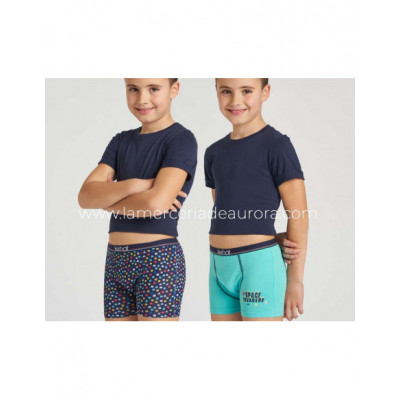 Bóxer infantil algodón Space Invaders (pack 2 uds) de Kehat