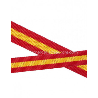 Correa mochila bandera de España (por metros)