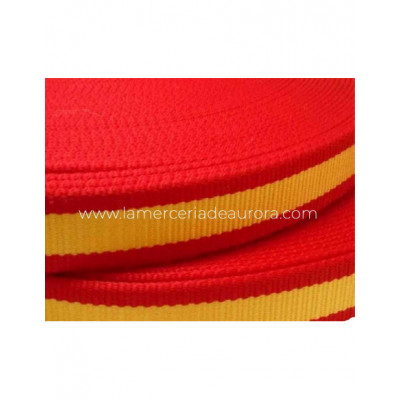 Correa mochila bandera de España (por metros) 2