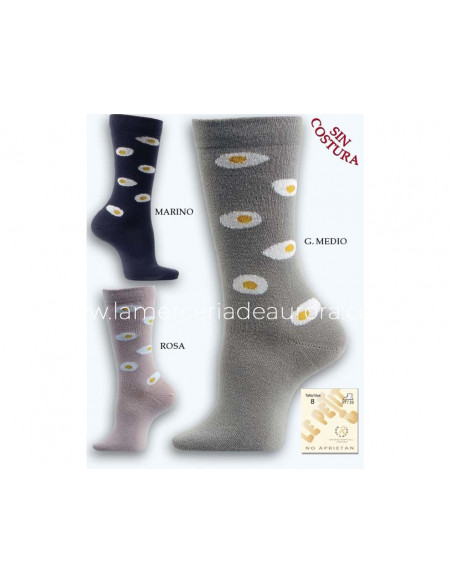 Calcetín infantil-junior fantasía Huevos de Lepetit - varios colores