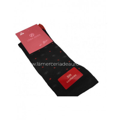 Calcetín caballero algodón Estrellas y cuadros de Rodfer 2