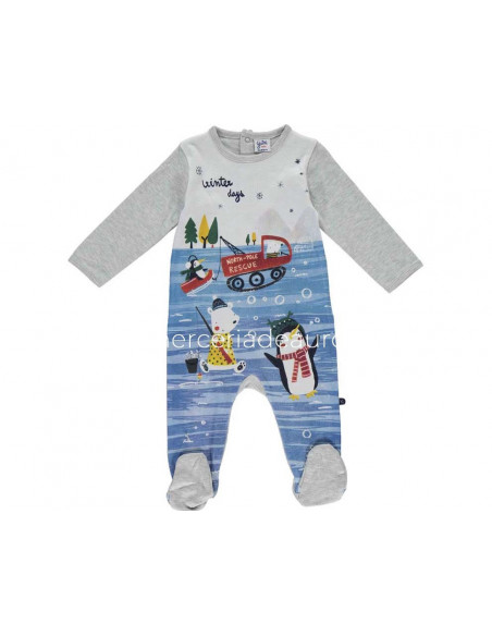 Pelele bebé invierno Winter days de Yatsi