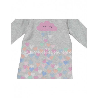 Pelele bebé invierno Corazones de Yatsi 2