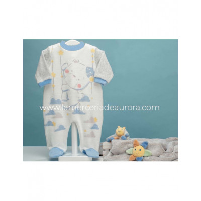 Pelele bebé tundosado Osito de Don Algodón