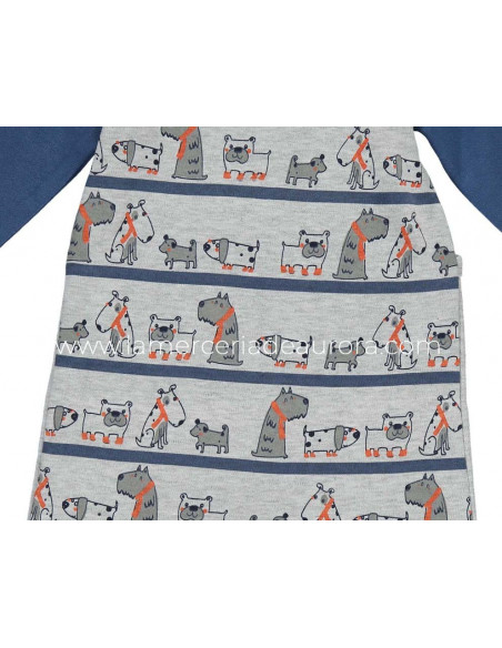 Pelele bebé invierno Dogs de Yatsi