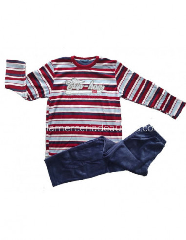 Pijama juvenil tundosado Admiralls de Blue dreams