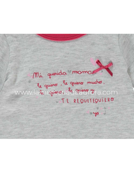 Conjunto bebé invierno Mi querida mamá de Yatsi