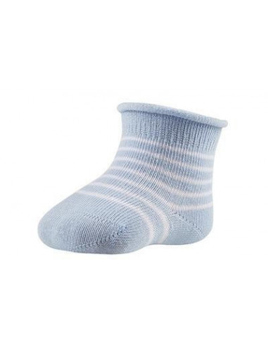 Calcetín recién nacido Love y rayas (2 pares)...