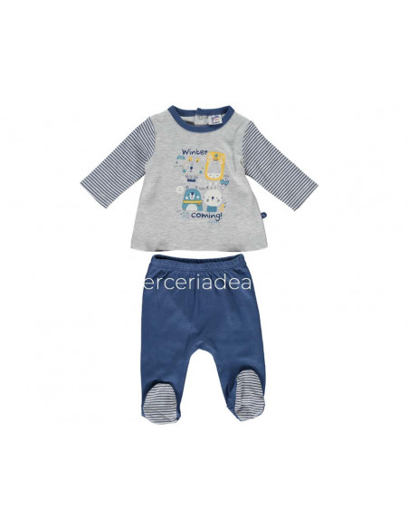 Conjunto bebé invierno "Winter is coming" de Yatsi