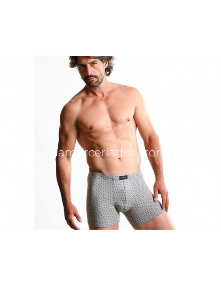 Bóxer hombre algodón fantasía B0200 de Don Algodón - GRIS CLARO FANTASÍA
