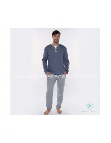 Pijama largo de hombre 310702 de Muydemi