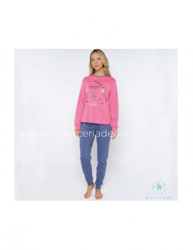 Pijama largo de mujer 210005 de Muydemi