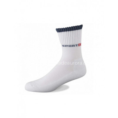 Calcetín hombre deportivo con rizo 1800 de Carlomagno