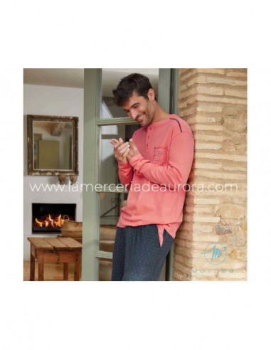 Pijama largo de hombre 310018 de Muydemi