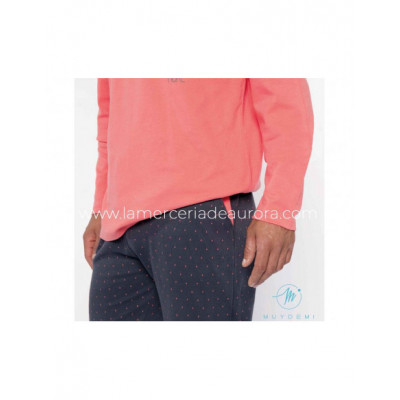 Pijama largo de hombre 310018 de Muydemi 2