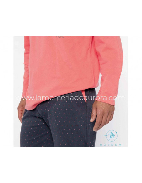 Pijama largo de hombre 310018 de Muydemi