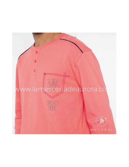Pijama largo de hombre 310018 de Muydemi