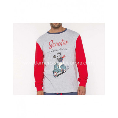 Pijama largo de hombre 310021 de Muydemi 2