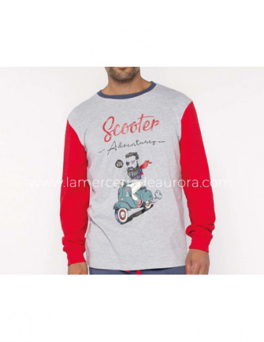 Pijama largo de hombre 310021 de Muydemi