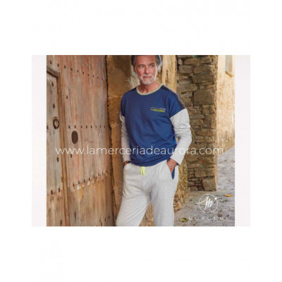 Pijama algodón interlock 310106 de MUYDEMI