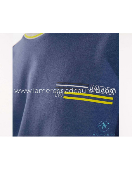 Pijama algodón interlock 310106 de MUYDEMI