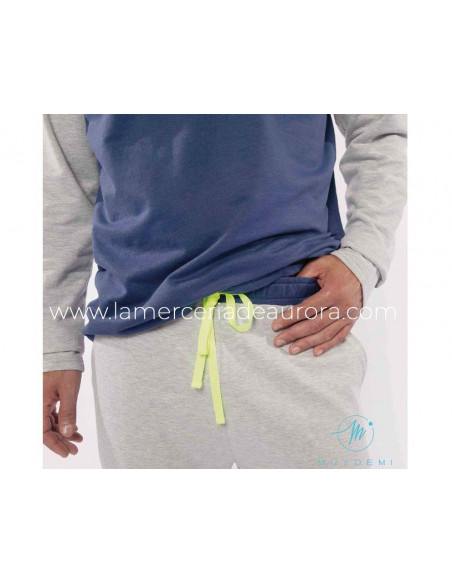 Pijama algodón interlock 310106 de MUYDEMI